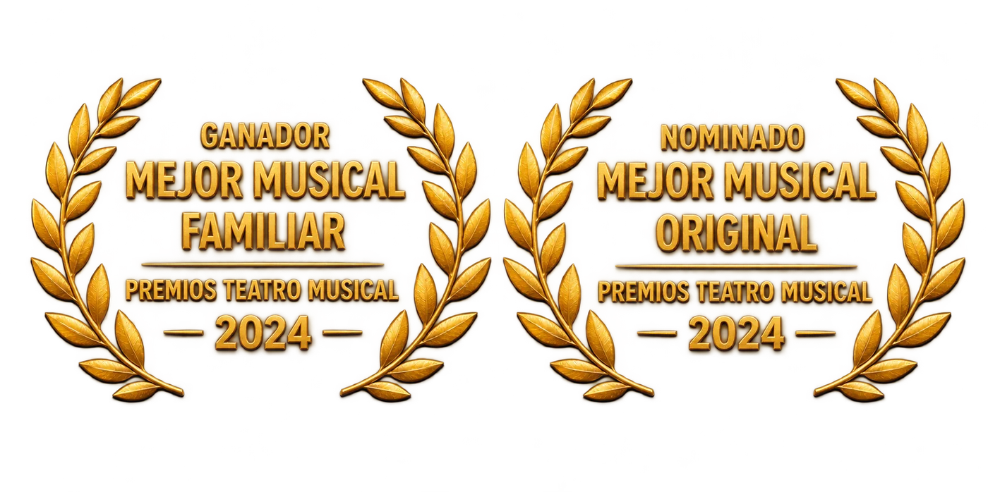 Ganador: mejor musical familiar. Nominado: mejor musical original. Premios del Teatro Musical 2024.